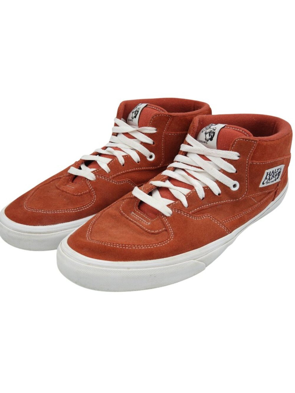 Vans Skate Half Cab Pig Suede Brick Red Skate Sneakers Men's Size 13